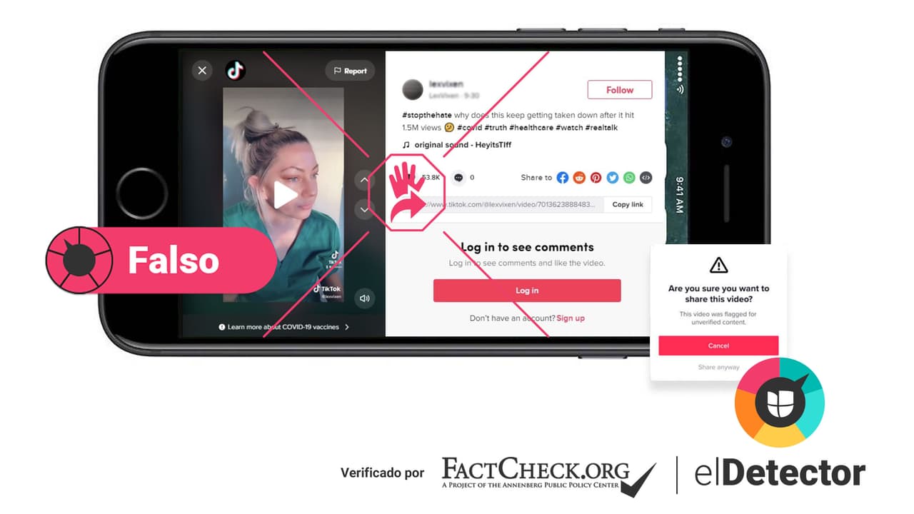¿Las vacunas eliminan los anticuerpos desarrollados por quienes tuvieron covid-19, como insisten en TikTok?