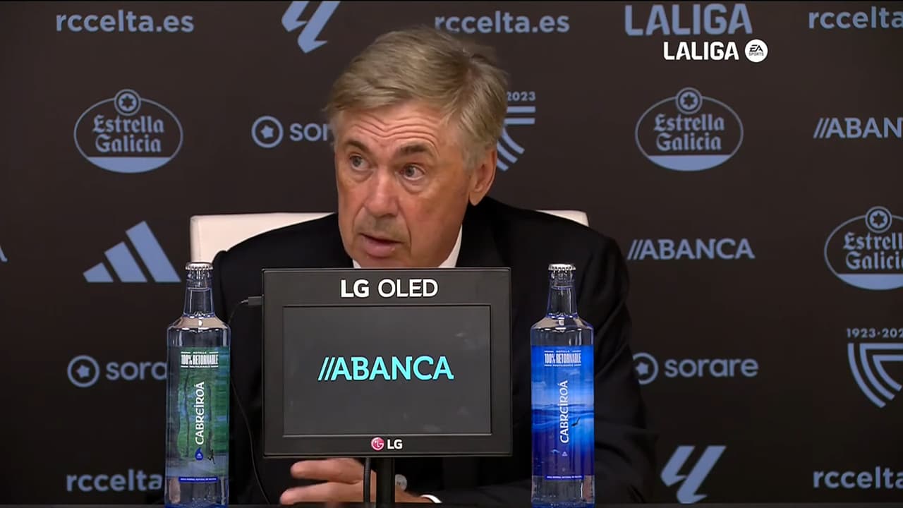 ¡Enfurece! Ancelotti acusa a sus jugadores de desobedecerlo ante el Celta