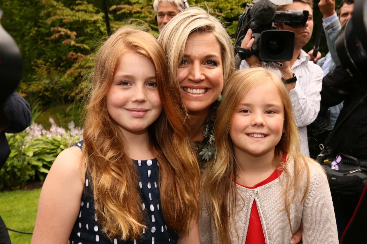 La Familia Real holandesa posa en su hogar de veraneo.