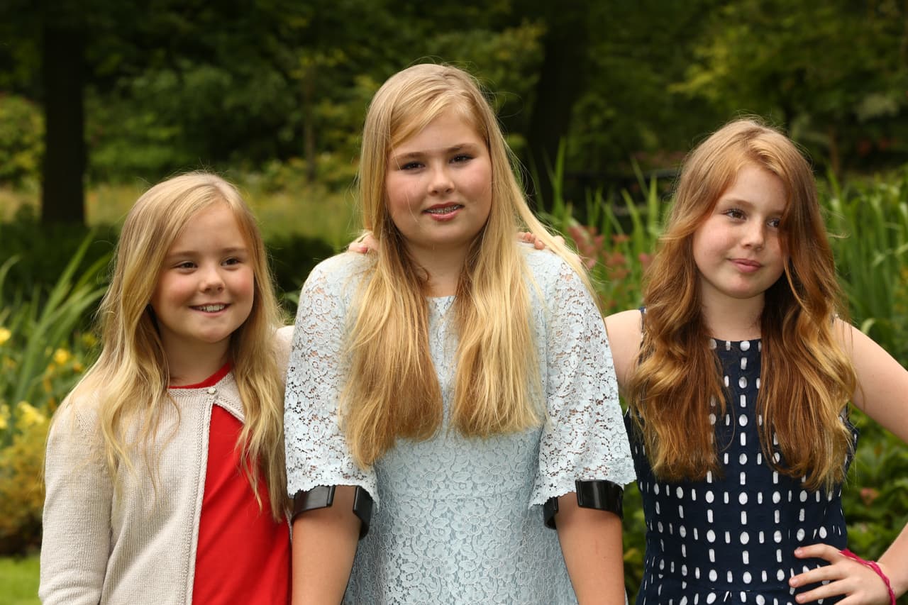 Ellas son las tres princesas, Amalia, Alexia y Ariane.