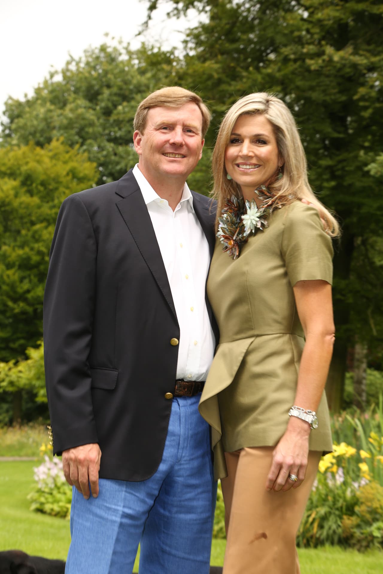 El Rey sólo dijo del incidente de su hija: "Sólo es una chica que se lastimó el tobillo".