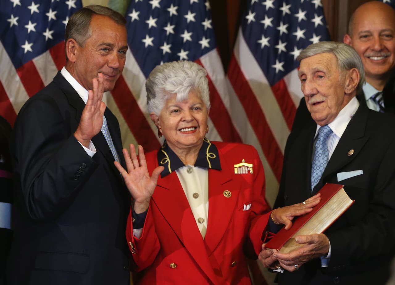 <b>Grace Napolitano. Distrito 32, California.</b> Ocupa el cargo desde 1999. Nació en en 1936 en Brownsville, Texas, de madre mexicana y padre texano. Es demócrata y su distrito está en el condado de Los Ángeles.