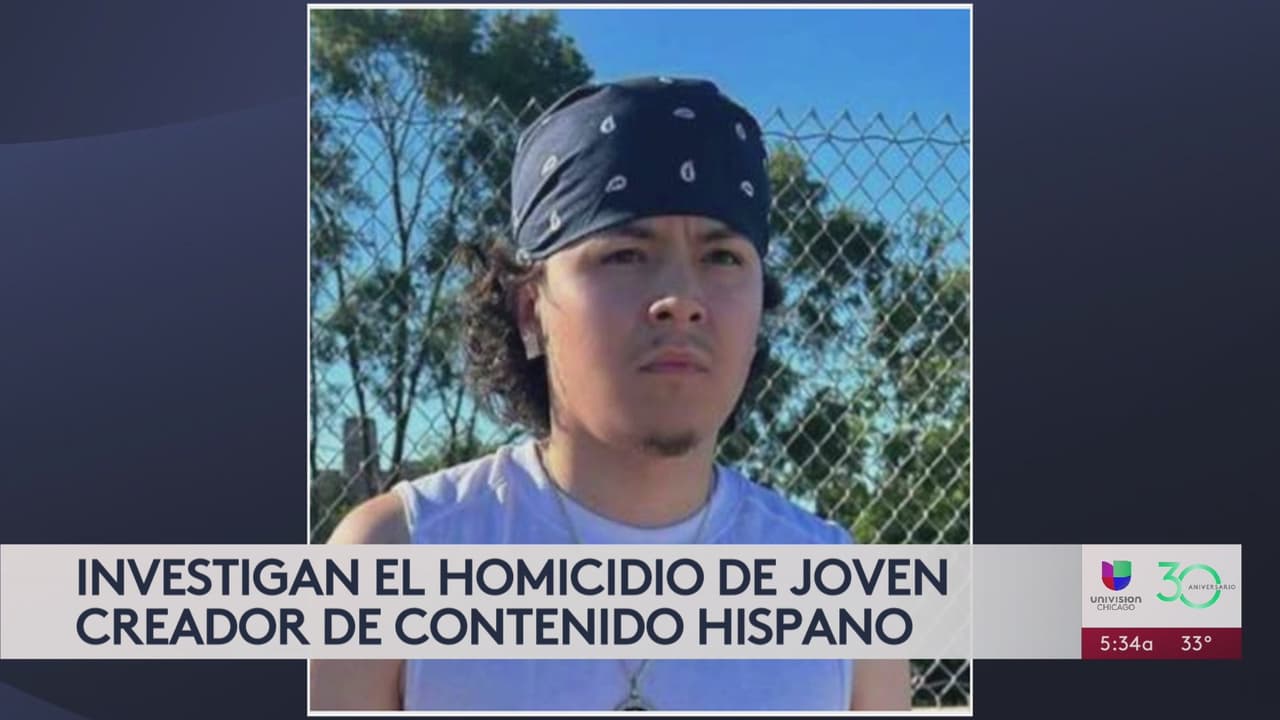 Bibiano Ruano, creador de contenido conocido como 'Bibi Da King', fue encontrado con un balazo en la cabeza en una calle de Pilsen