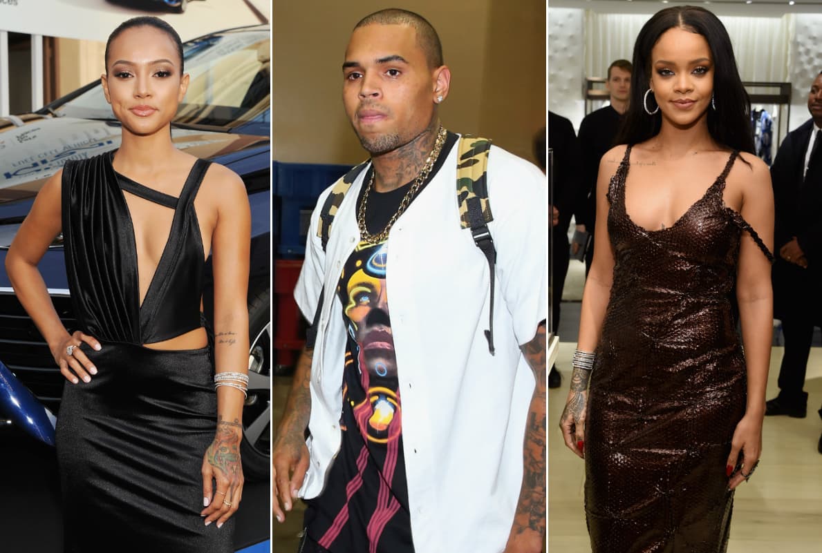 A los tríos amorosos musicales se suman Rihanna, Chris Brown y Karrueche Tran.