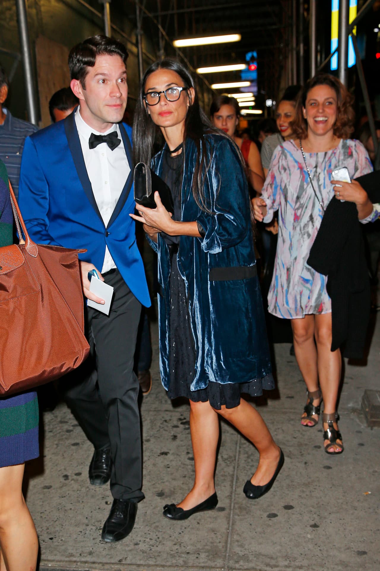 Así que ahí vimos a la mami orgullosa en backstage.