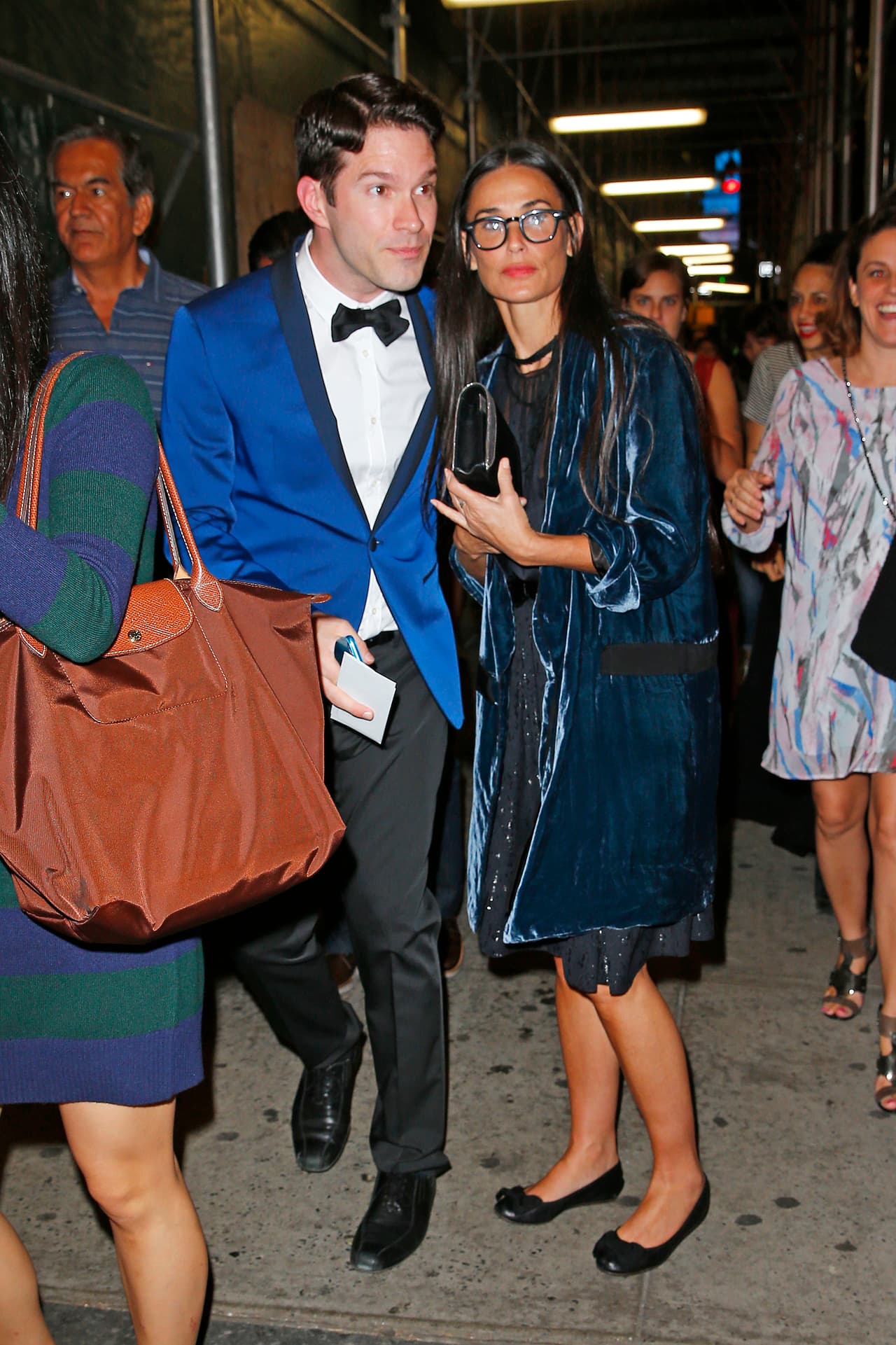 Demi Moore no se perdió detalle del show.