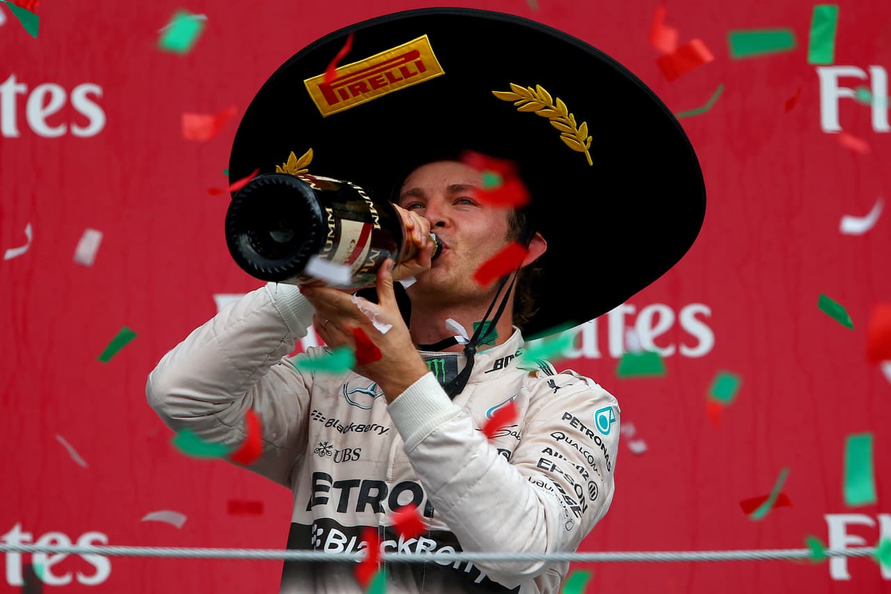 Rosberg ganó el Gran Premio de México por delante de Hamilton, 'Checo' Pérez fue octavo