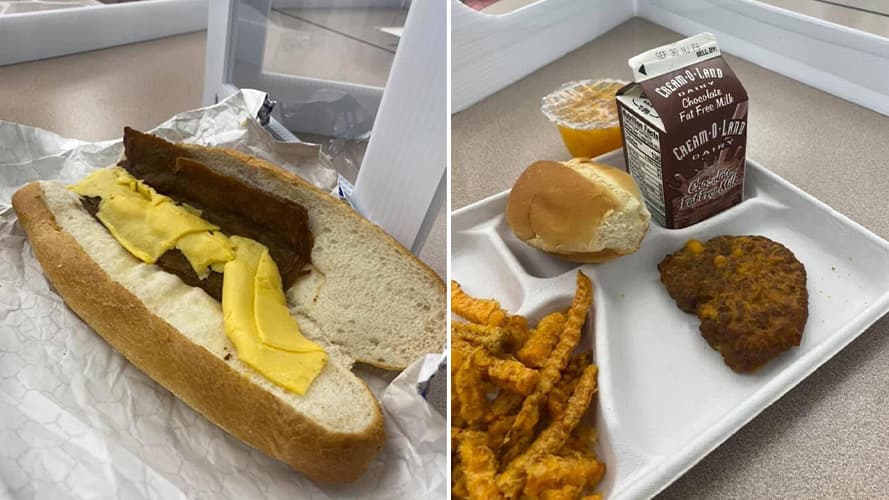Se viralizan fotos de almuerzos "asquerosos" en una escuela de Paterson, NJ