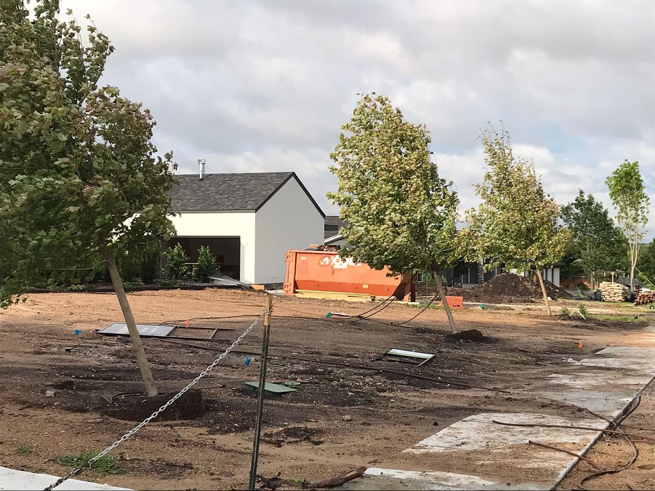 Las fuertes lluvias causaron daños en algunas viviendas del área de Dallas.