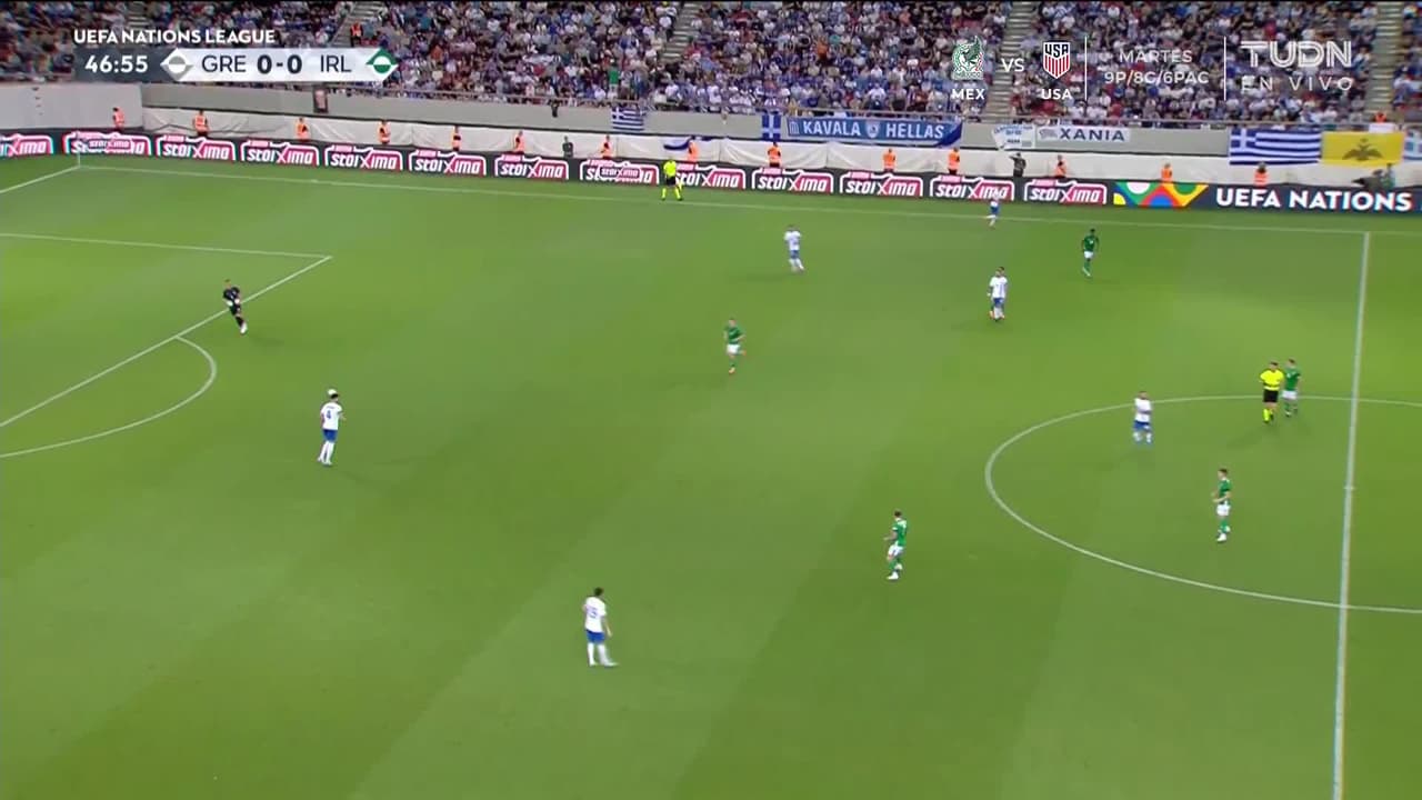 Grecia vence Irlanda y lidera su grupo en la UEFA Nations League