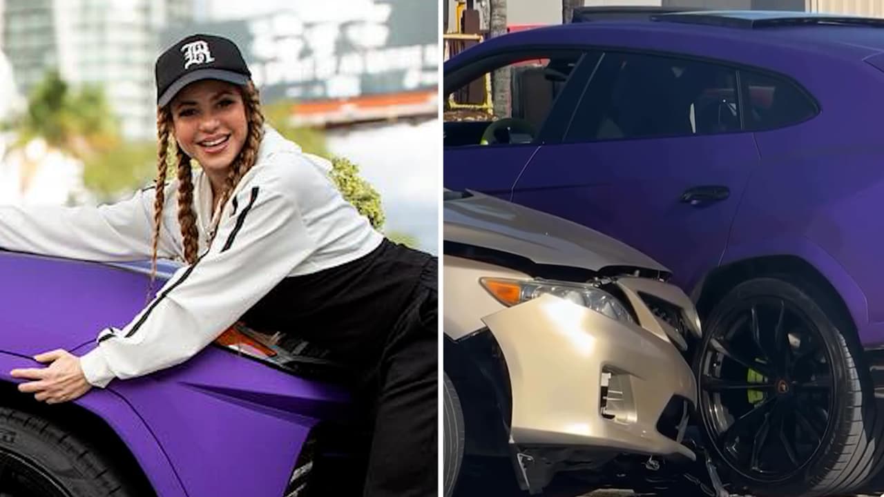 ¡Choca el Lamborghini que le dio Shakira! Ganador del auto sufre accidente tras querer venderlo