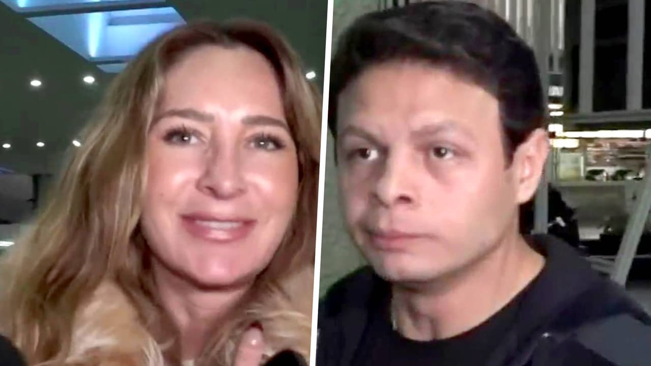 ¿Juntos de viaje? Así llegaron Geraldine Bazán y Giovanni Medina al aeropuerto de México