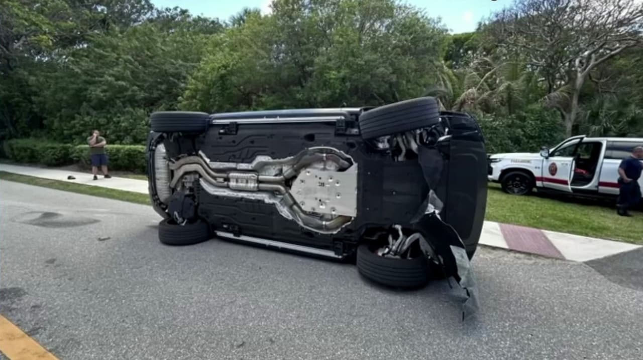 Tiger Woods fue arrestado: Imágenes del accidente de tránsito vehicular del legendario jugador de golf