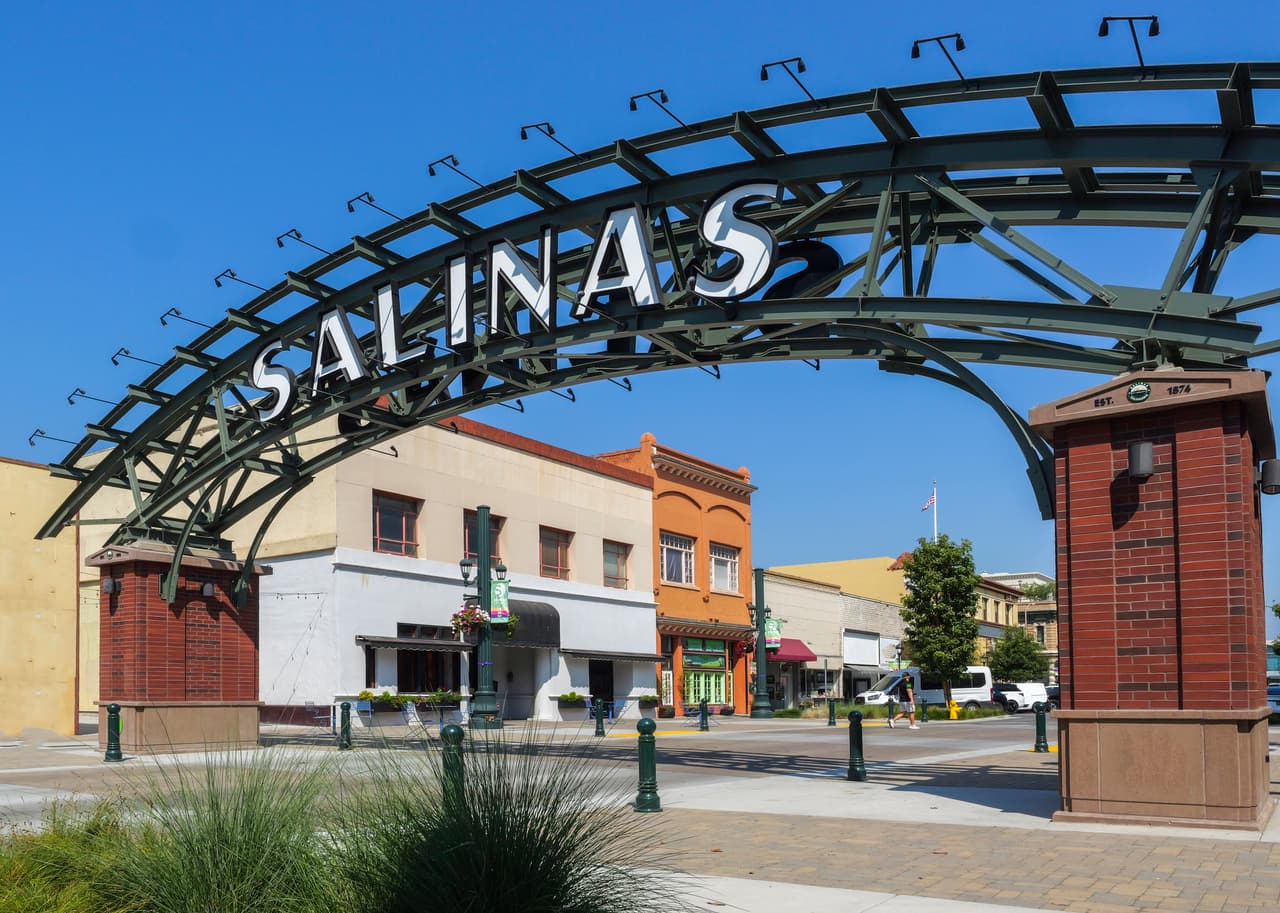 <b>7. Salinas, California:</b> En el séptimo lugar se encuentra Salinas, con un salario anual promedio de $56,350 y un precio medio de una vivienda de $925,458.