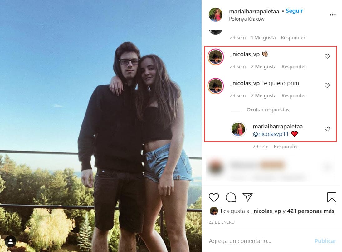Las adolescentes también son muy unidas al hijo mayor de Ludwika Paleta, según han dejado ver en videos y comentarios de sus redes sociales.