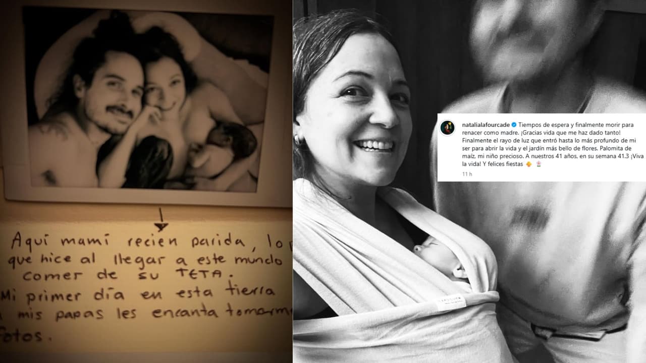 Natalia Lafourcade publicó las primeras fotos de su bebé.