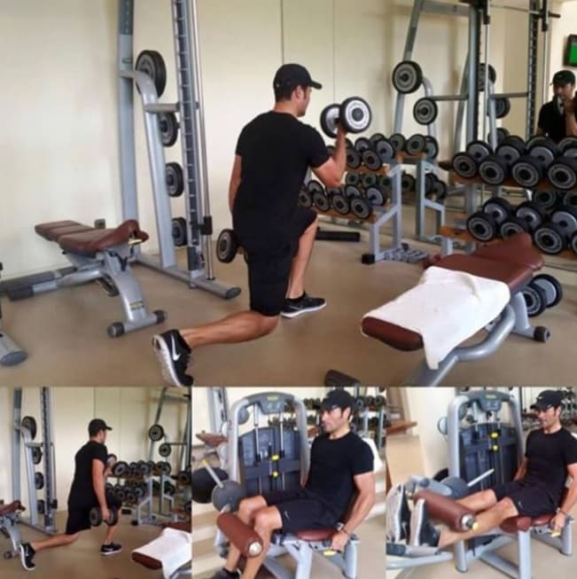 Así es como se mantiene tan buenote.