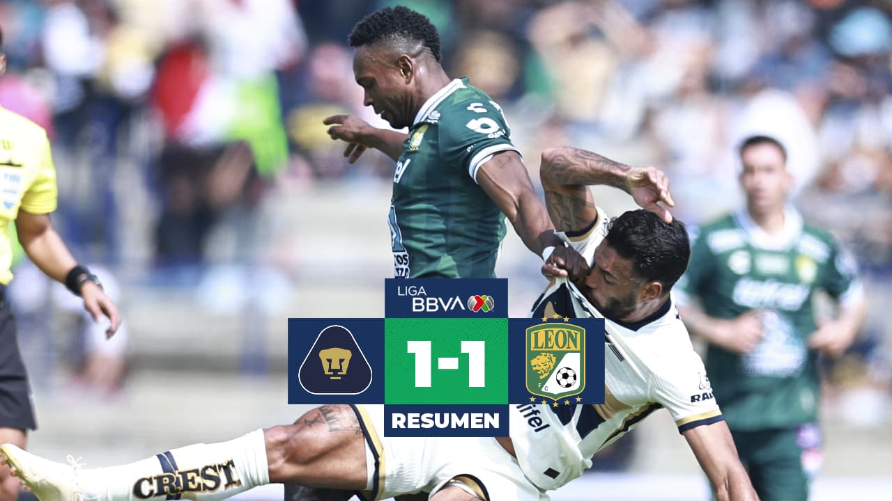 Pumas vs. León: EN VIVO GOLES del partido del Clausura 2026 Liga MX