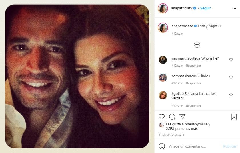 En mayo del año siguiente adelantó lo que posteriormente presumió ante las cámaras de Despierta América. El 4 de julio del 2013 dio a conocer que estaba en una relación con Luis Carlos Martínez, hermano de su compañera del show, Karla Martínez.