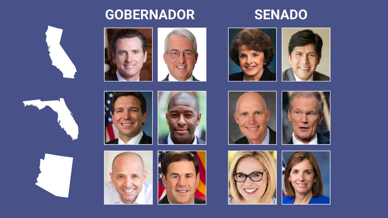 Gran entusiasmo y rechazo a Trump: así dicen que votarán hispanos mayores de 50 años en tres estados clave