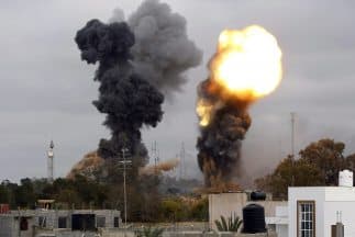 Ataque aéreo en Libia. (Imagen de archivo)