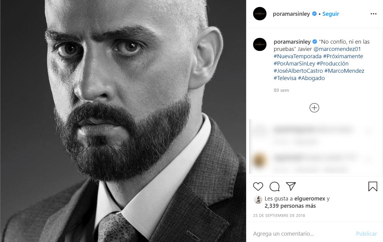 El actor ha participado en más de 20 telenovelas, de las cuáles ha llevado el rol protagónico en dos ocasiones: 'Muchachitas como tú' y 'Las bandidas'.