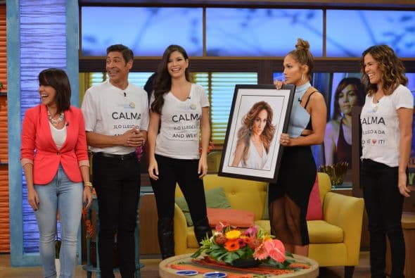 Jennifer estaba feliz con su regalo.