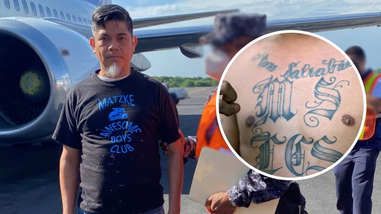 ICE expulsa de Estados Unidos a un salvadoreño indocumentado por ser miembro de la Mara Salvatrucha