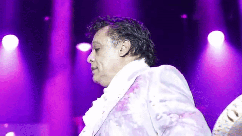 Juan Gabriel, al igual que Prince, amaba el púrpura, y los trajes que parecían de príncipes de otras centurias.