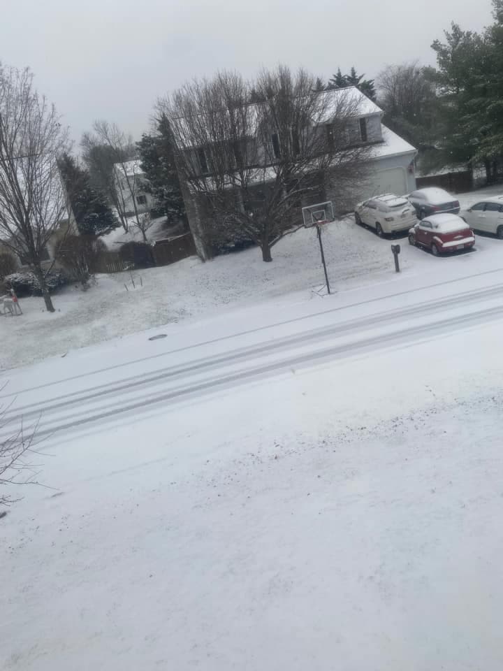 Esta vista fue compartida por Mariela Díaz, desde Winchester, Virginia.