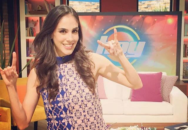 Sandra Echeverría nos acompañó HOY.