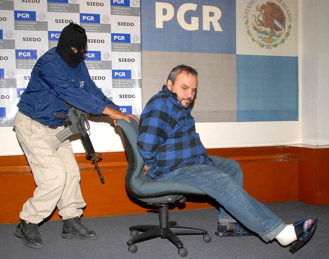 Jesús Reynaldo Zambada, alias 'El Rey', fue detenido el 22 de octubre de 2008 en la Ciudad de México.