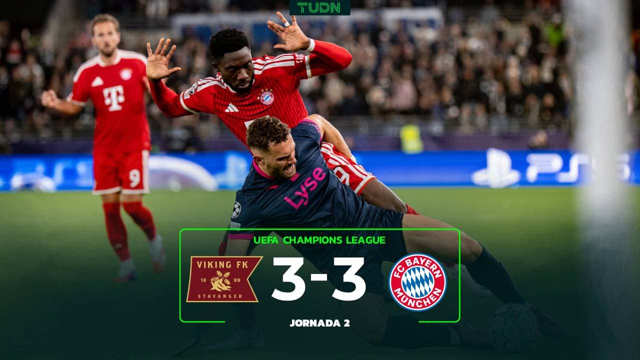 Resumen | Viking vs. Bayern Múnich, UEFA Champions League - Fase de Liga