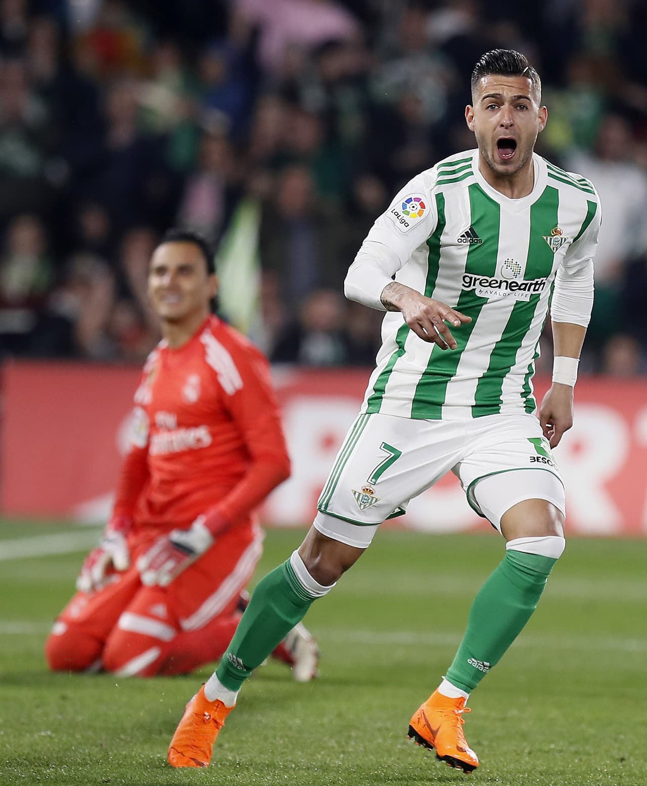 Para el ex Osasuna ya son ocho anotaciones en el campeonato español.