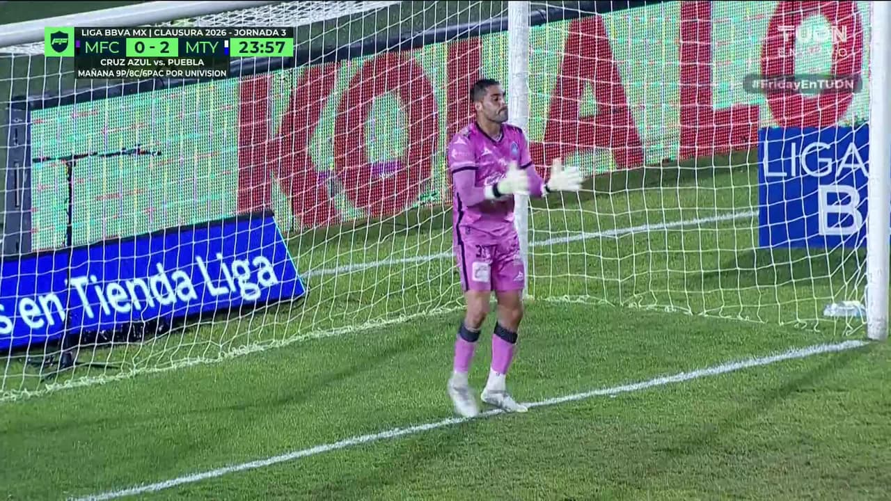 ¡GOL!  anota para Monterrey. Anthony Martial