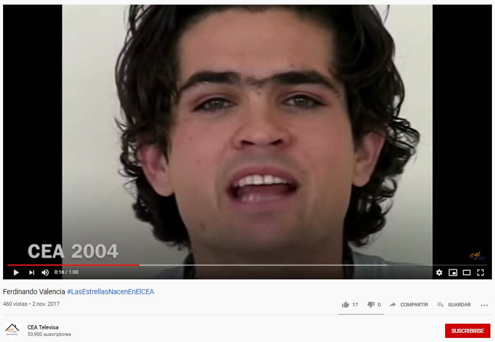 <b>Ferdinando Valencia</b> ingresó al CEA en 2003 y terminó sus estudios en 2005. En ese entonces usaba la cabellera más larga.