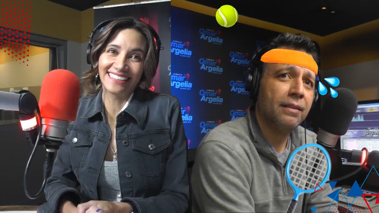 "Me hicieron pedazos": Omar fue a jugar tenis con su hija y un amigo tras el retiro de su jugadora favorita, María Sharapova