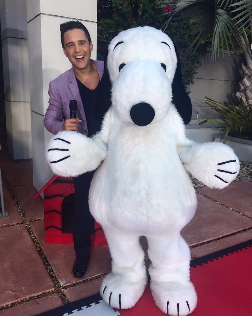 Alejandro Chabán: "Me siento Charly Brown junto a #snoopy en @despiertaameric x @univision