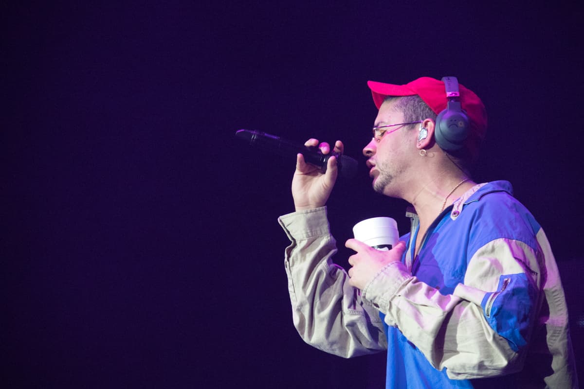 El nombre más fuerte del trap, impuso su estilo en el evento.