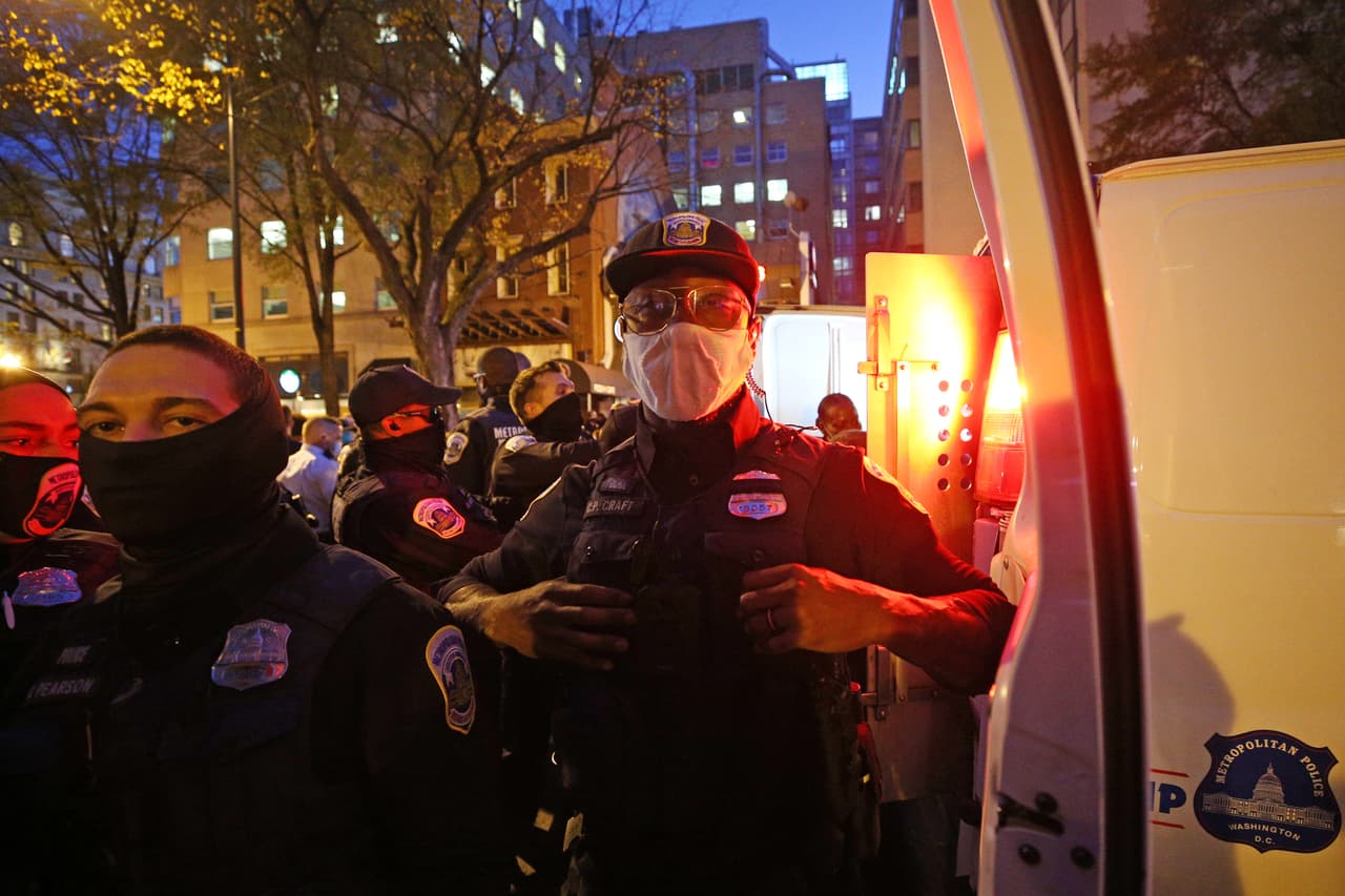 Las autoridades de la capital informaron que se han preparado durante semanas para enfrentar los posibles desórdenes.