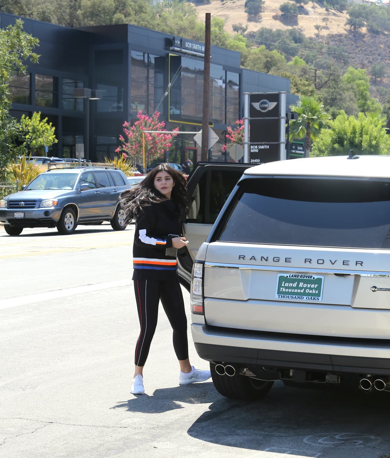 En cuanto se enteraron del accidente las Kardashian- Jenner llegaron rápidamente al lugar.