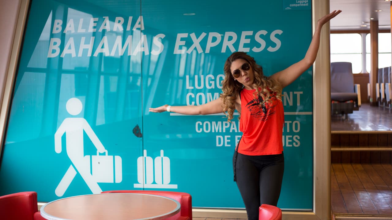 Las chicas disfrutaron de mucho sol, arena y mar en las cálidas playas del Caribe en un día que jamás olvidarán.