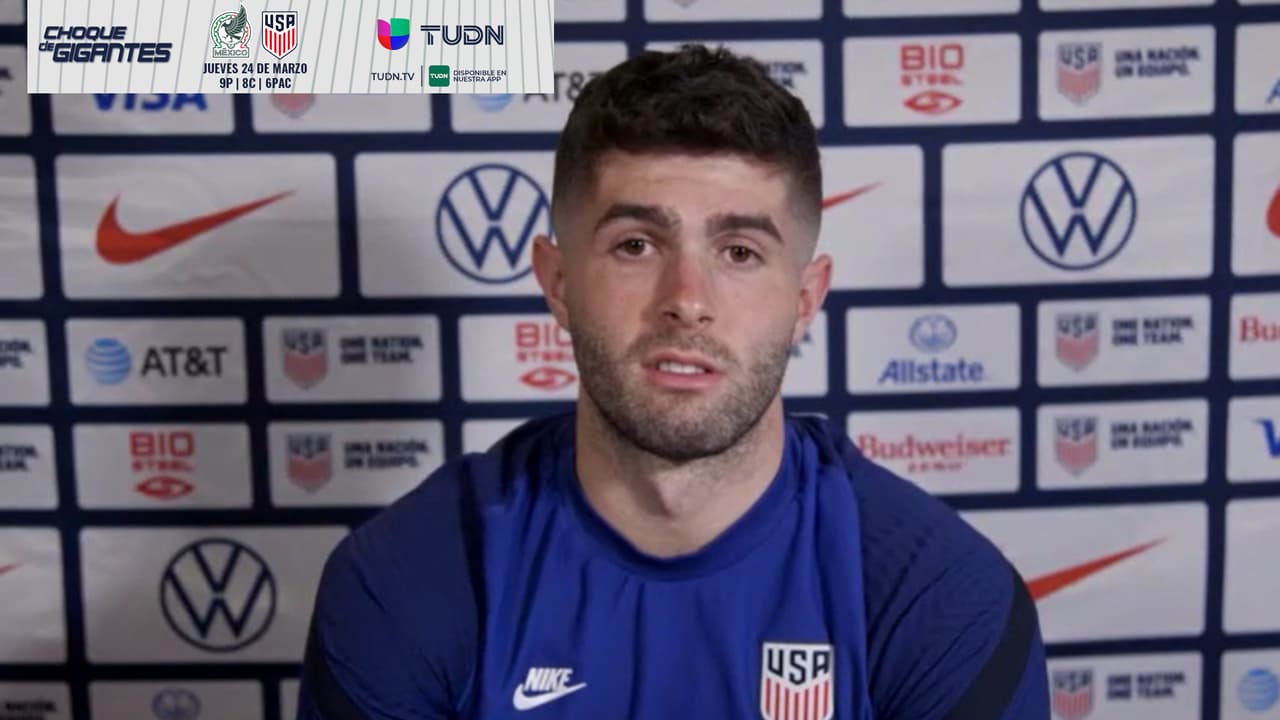 Pulisic y el juego ante México: "Ganar en el Azteca significa todo"