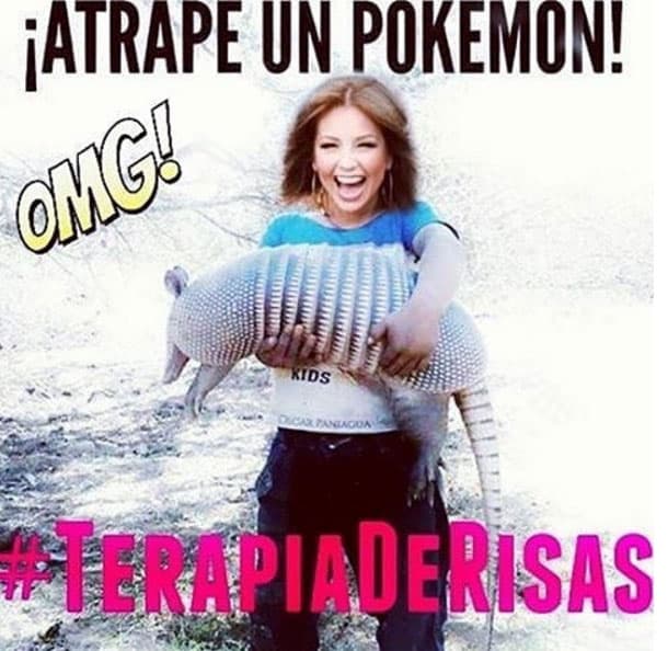 Comparte memes y fotos hechas por fans que le dan mucha risa, como ésta donde al armadillo lo "confunden" con un Pokemon.