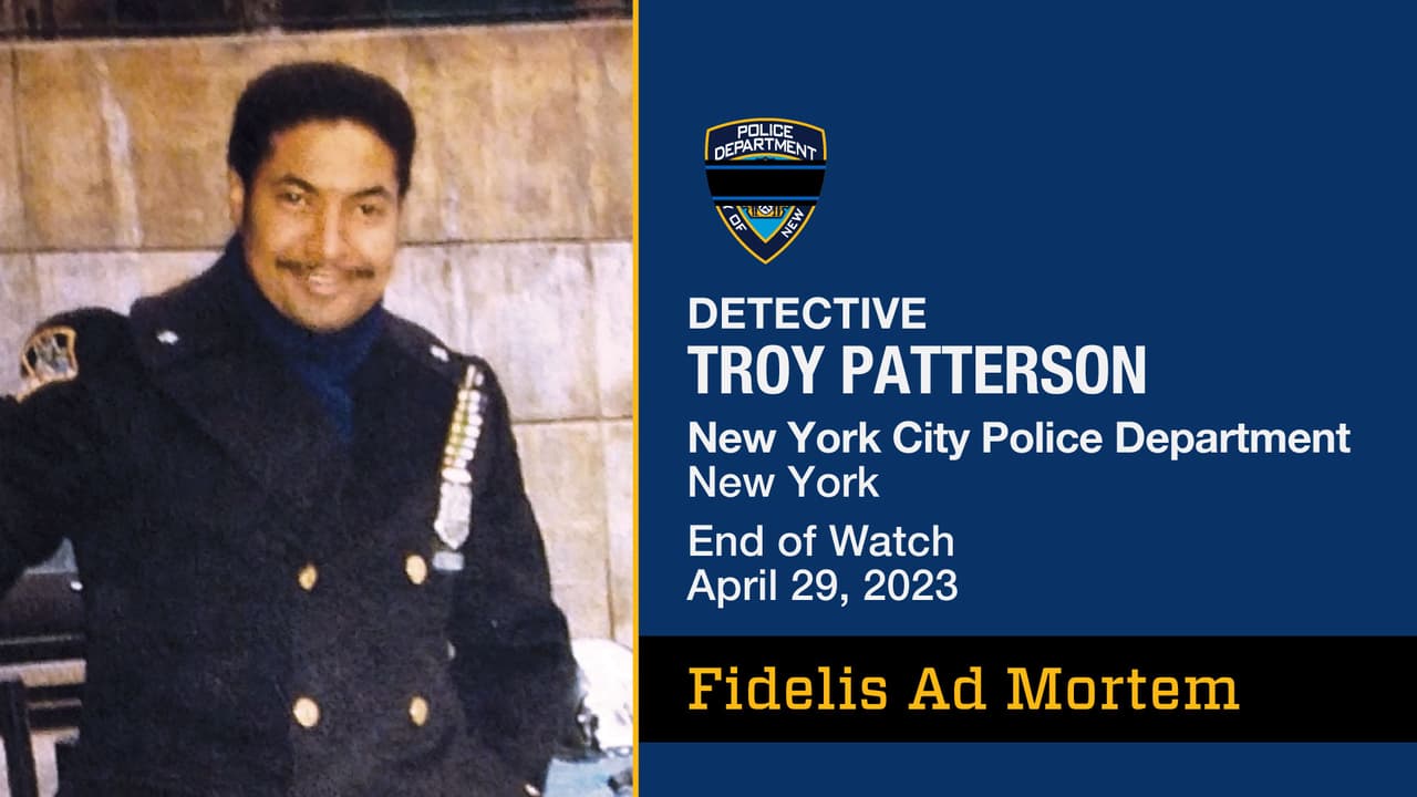 Muere el oficial Troy Patterson, de la Policía de Nueva York, tras 33 años en coma