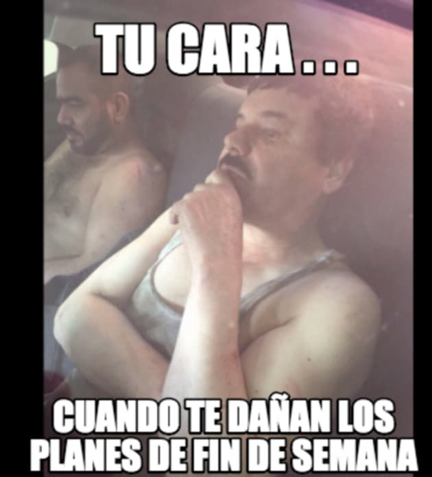 "El Chapo" Guzmán fue capturado una vez más en México y la lluvia de imágenes divertidas no se hizo esperar.