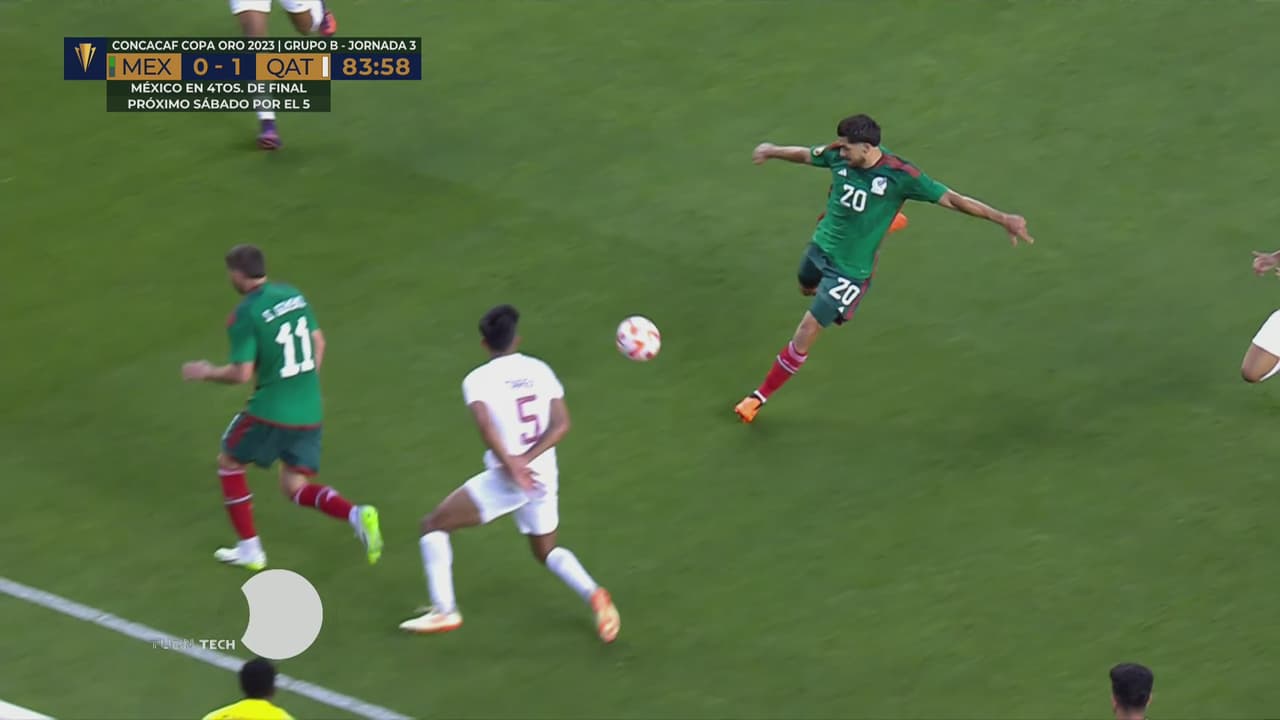 La pelota no quiere entrar para el Tri, se salva Qatar