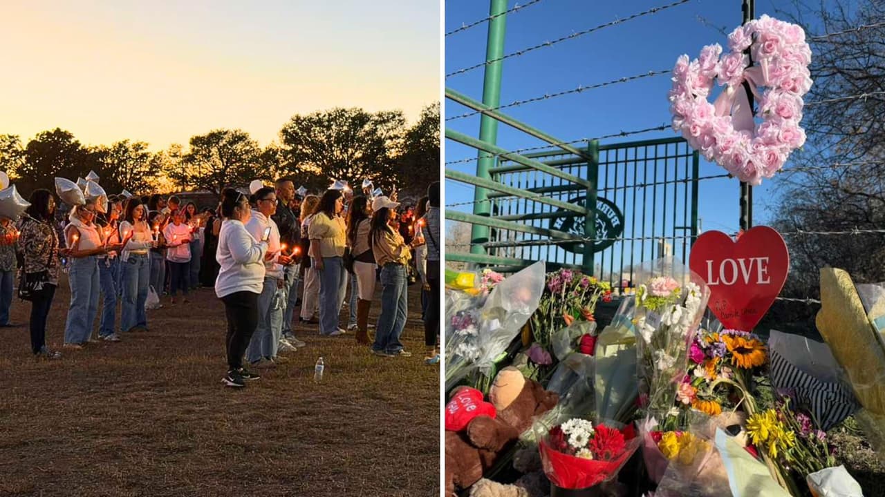 Con velas y globos, San Antonio rinde homenaje a Camila Mendoza Olmos