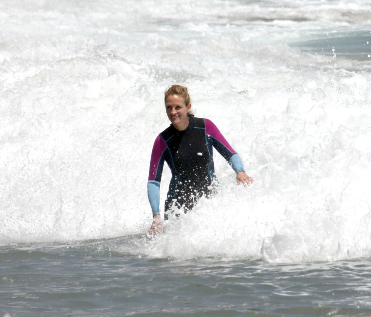 Sólo que ya no usó un coqueto bikini...