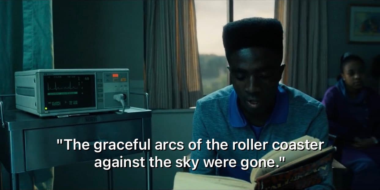 Lucas leyendo 'El talismán' de Stephen King